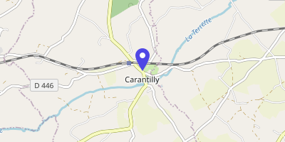 Carte OpenStreetMap — 5 les Écoles, Carantilly