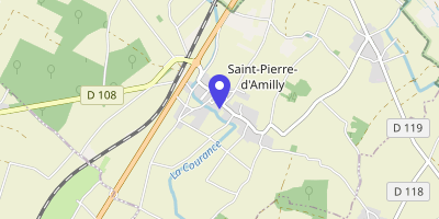 Carte OpenStreetMap — Place de la Mairie, Saint-Pierre-d'Amilly