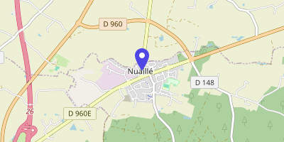 Carte OpenStreetMap — 12 rue Germaine-de-Terves, Nuaillé