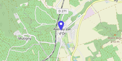 Carte OpenStreetMap — Rue Gaston-Paris, Avenay-Val-d'Or
