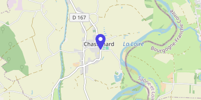 Carte OpenStreetMap — 1 rue du Centre, Chassenard