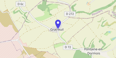 Carte OpenStreetMap — 1 rue d'Ardeuil, Gratreuil