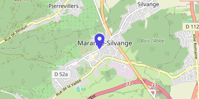 Carte OpenStreetMap — 12 rue de l'Abani, Marange-Silvange