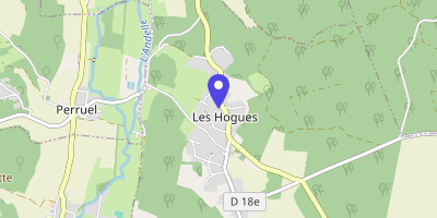 Carte OpenStreetMap — 5 rue de l'Église, Les Hogues