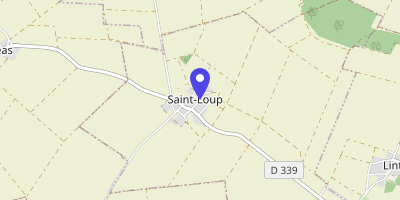 Carte OpenStreetMap — 7 rue de l'École, Saint-Loup