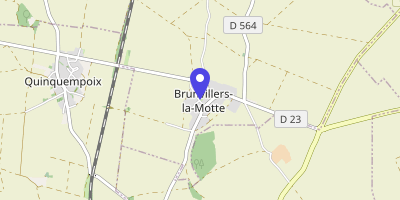 Carte OpenStreetMap — 73 rue de l'École, Brunvillers-la-Motte