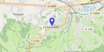 Carte OpenStreetMap — 21 place du 19-mars-1962, La Feuillade
