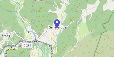 Carte OpenStreetMap — 1 route de Mialet, Générargues