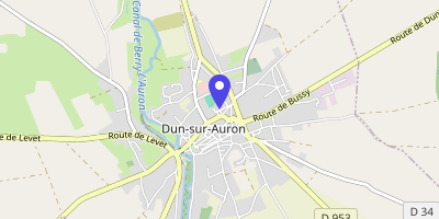 Carte OpenStreetMap — 3 place du Champ-de-Foire, Dun-sur-Auron