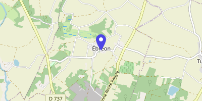 Carte OpenStreetMap — 4 rue des Ecoles, Ébréon