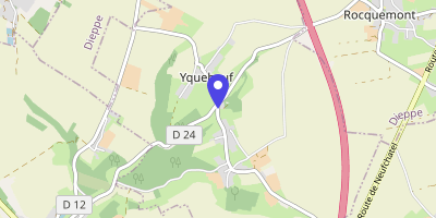 Carte OpenStreetMap — 43 route de Colmare, Yquebeuf