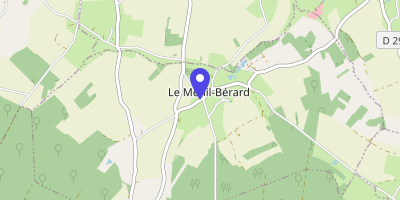 Carte OpenStreetMap — Le Bourg, Le Ménil-Bérard