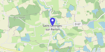Carte OpenStreetMap — 49 route de la Forêt-Tanet, Saint-Georges-sur-Renon