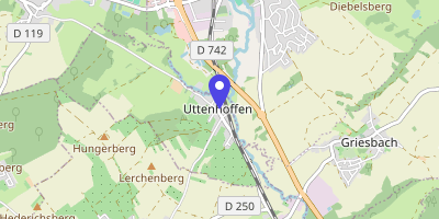 Carte OpenStreetMap — 9 rue Principale, Uttenhoffen