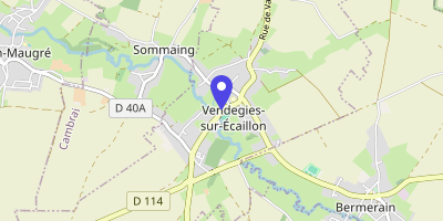 Carte OpenStreetMap — 246 rue de Solesmes, Vendegies-sur-Écaillon