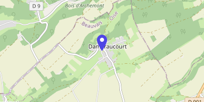 Carte OpenStreetMap — 1 rue Neuve, Daméraucourt
