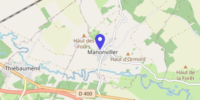 Carte OpenStreetMap — Place de l'Église, Manonviller