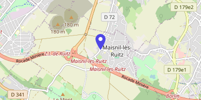 Carte OpenStreetMap — 1 Grand'place, Maisnil-lès-Ruitz