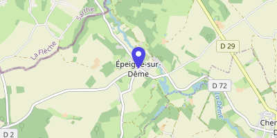 Carte OpenStreetMap — 1 rue Jean-de-Bueil, Épeigné-sur-Dême