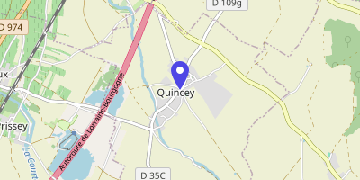 Carte OpenStreetMap — 15 Grande rue, Quincey