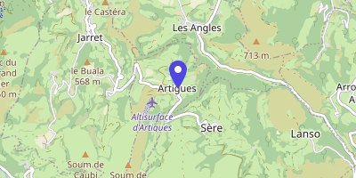 Carte OpenStreetMap — Village, Artigues