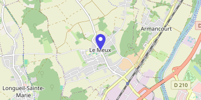 Carte OpenStreetMap — 68 rue de la République, Le Meux