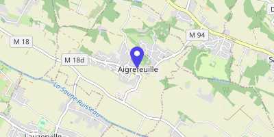 Carte OpenStreetMap — 1 place de la Mairie, Aigrefeuille