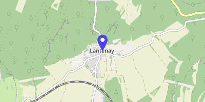 Carte OpenStreetMap — 1 place de la Mairie, Lantenay