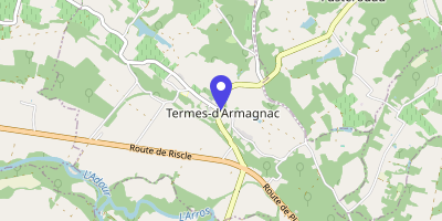 Carte OpenStreetMap — 11 rue de la Colline, Termes-d'Armagnac