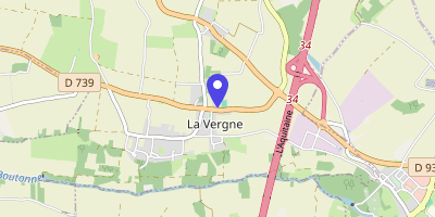 Carte OpenStreetMap — 3 rue Emile-Dubreuil, La Vergne