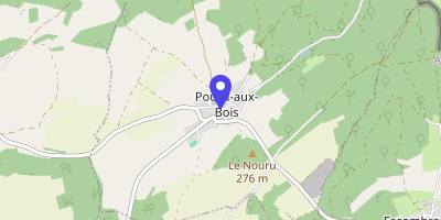 Carte OpenStreetMap — 1 place de la Mairie, Pouru-aux-Bois