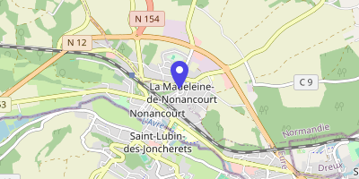 Carte OpenStreetMap — 1 rue de la Mairie, La Madeleine-de-Nonancourt