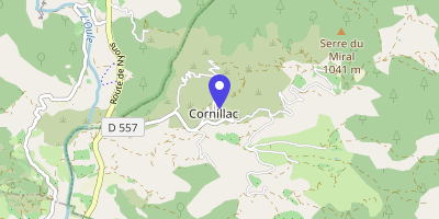 Carte OpenStreetMap — 210 montée du Village, Cornillac