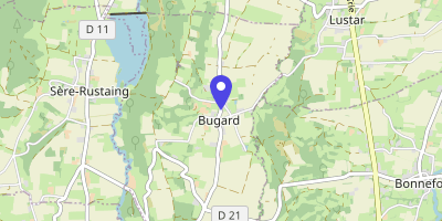 Carte OpenStreetMap — 17 route des Pyrénées, Bugard
