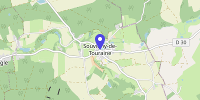 Carte OpenStreetMap — 3 rue Nationale, Souvigny-de-Touraine