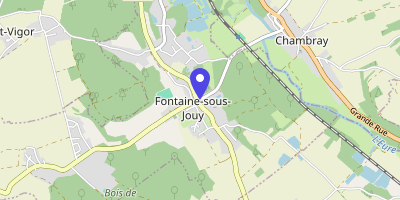 Carte OpenStreetMap — 2 rue du Rosey, Fontaine-sous-Jouy