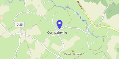 Carte OpenStreetMap — 110 rue de Gaillefontaine, Compainville