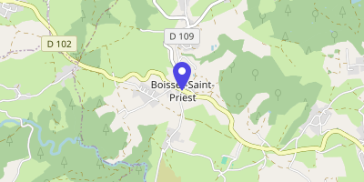 Carte OpenStreetMap — 15 rue de Bellevue, Boisset-Saint-Priest