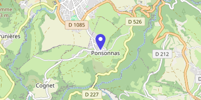 Carte OpenStreetMap — 147 rue du Mont-Aiguille, Ponsonnas