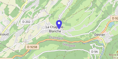 Carte OpenStreetMap — 165 rue de l'Église, La Chapelle-Blanche