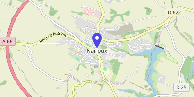 Carte OpenStreetMap — 1 rue de la République, Nailloux