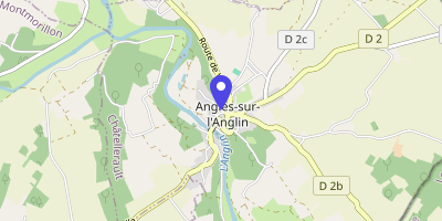 Carte OpenStreetMap — 18 rue Saint-Jean, Angles-sur-l'Anglin