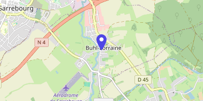 Carte OpenStreetMap — 2 place de l'Église, Buhl-Lorraine