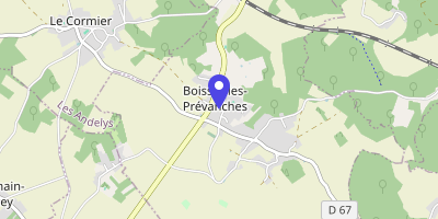 Carte OpenStreetMap — 1 rue de la Mairie, Boisset-les-Prévanches