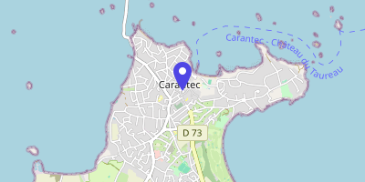 Carte OpenStreetMap — Place du Général-de-Gaulle, Carantec