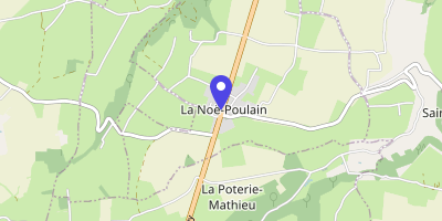 Carte OpenStreetMap — Route départementale 810, La Noë-Poulain