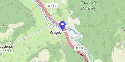 Carte OpenStreetMap — 1 bis route de Thorey, Crugey