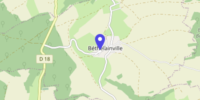 Carte OpenStreetMap — 12 rue Haute, Béthelainville