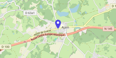 Carte OpenStreetMap — 51 route de Guéret, Ajain