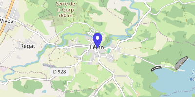 Carte OpenStreetMap — 30 cours Saint-Jacques, Léran